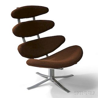 Corona Chair Designed by Poul Volther (1923-2001)