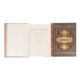 Alighieri, Dante. La Divina Comedia. Según el Texto de las Ediciones más Autorizadas y Correctas. Barcelona,1884. Pzs: 2.