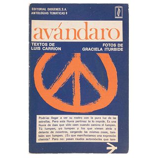 Carrión, Luis - Iturbide, Graciela. Avándaro. México: Editorial Diógenes, S. A., 1971. First edition.