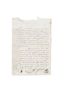 Berdusco, Francisco. Marriage Request. Valladolid, March 17th, 1804. Signatures and rubrics. 5 pages.