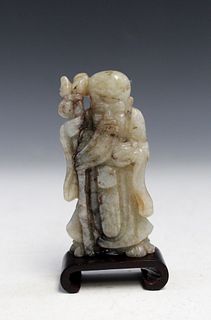 Chinese carved jade figure.