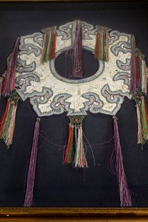 Antique Chinese cloud collar.