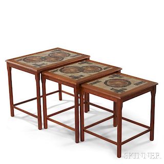 Three Danish Occasional Tables by Møbelfabrikken Toften