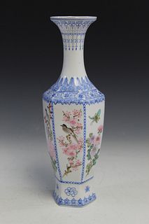 Chinese Egg-shell Porcelain Vase.