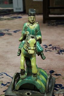 Chinese Pottery Figure. 