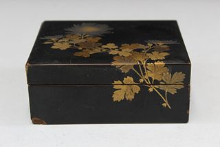 Japanese lacquer box.
