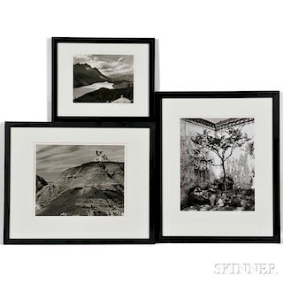 Bill Lubow (American, 20th Century)      Three Framed Gelatin Silver Prints: