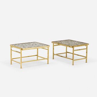 Edward Wormley, side tables, pair