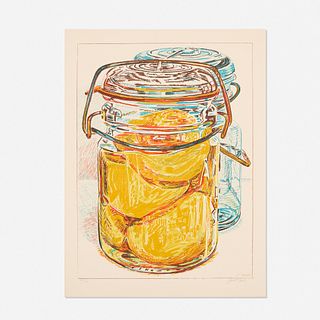 Janet Fish, Preserved Peaches from 1776 USA 1976: Bicentennial Prints