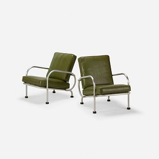 Warren McArthur, lounge chairs, pair