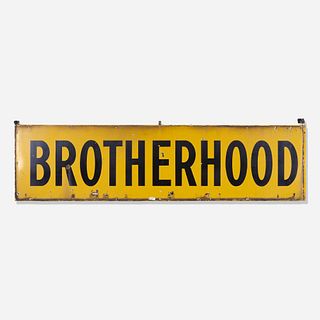 American, monumental Brotherhood sign