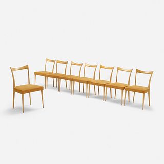 Guglielmo Ulrich, dining chairs, set of eight