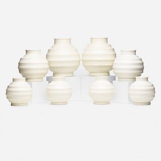 Keith Murray, vases, set of eight