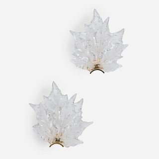 Lalique, Champs-Élysées sconces, pair