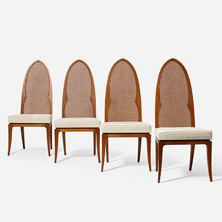 Harvey Probber, Arch Back chairs, set of four
