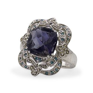 14k Gold and Amethyst Ring