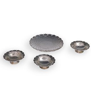 (4 Pc) Mappin & Webb Sterling Silver Dishes