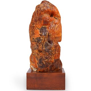 Large Amber Scholar's Rock