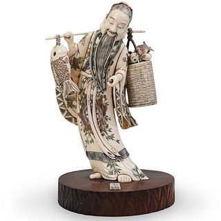Japanese Carved Bone Figurine