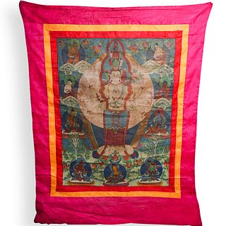 Tibetan Silk Thangka