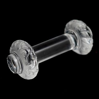 Lalique "Barbell" Paperweight