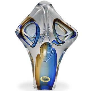 Adam Jablonski Art Glass Sculpture Vase