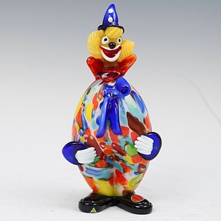 Amedeo Rossetto Murano Glass Clown