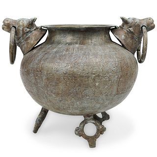 Oriental Bronze Cauldron