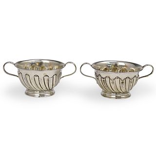Pair of British Silver Miniature Cups