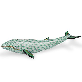 Herend Porcelain Fishnet Whale