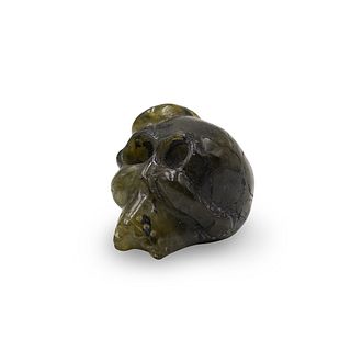 Carved Jade Skull