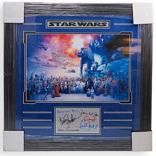 Autographed Star Wars Photograph