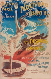 * Jean de Paleologue, (French, 1855-1942), Nouveau Theatre: Les Dessous de l'Annee Revue