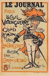* Caran d'Ache, (French, 1858-1909), Le Journal: Le Cruel Vatenguerre, 1895