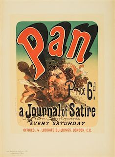 * After Jules Cheret, (French, 1836-1932), Pan: A Journal of Satire from Les Maitres de l'Affiche Pl. 81, 1897