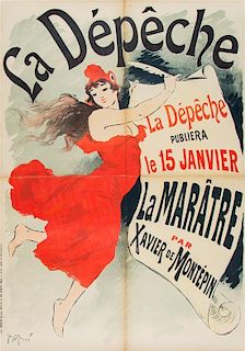* Georges Meunier, (French, 1869-1942), La Depeche: La Maratre par Xavier de Montepin, 1895