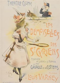 * Jacques Wely, (French, 1873-1910), Les demoiselles des St. Cyriens, 1898