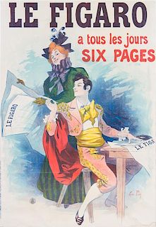 * Rene Pean, (French, 1875-1945), Le Figaro, 1895