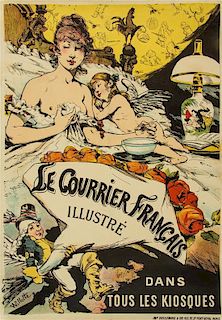 * Adolph L. Willette, (French, 1857-1926), Le Courrier Francais