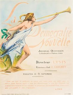 * Jean Patricot, (French, 1865-1928), La Democratie Nouvelle