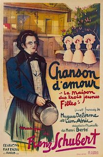 * Georges Dola, (French, 1872-1950), Chanson d'amour: La Maison des trois jeunes Filles, 1932