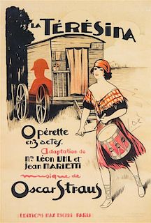 * Georges Dola, (French, 1872-1950), La Teresina: Operette en 3 actes, 1929-1930