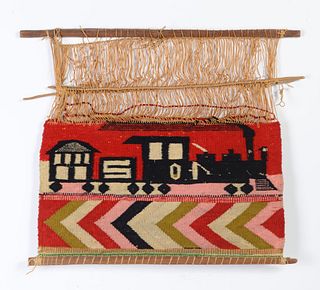 Navajo, Germantown Pictorial Sampler on Loom