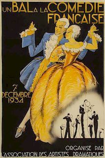 * Artist Unknown, , Un Bal a la Comedie Franciase 7 Decembre 1934, 1934