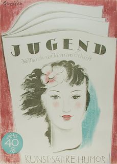 * Plakat Cordier, , Jugend: Die Munchner Kunstzeitchift, 1930