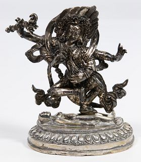 Tibetan Silver Erotic Figure