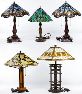 Reproduction Tiffany Style Lamp Assortment