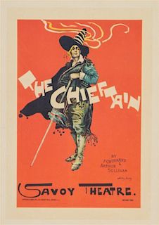 * Dudley Hardy, (British, 1865-1922), Savoy Theatre: The Chieftan