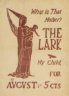 * Florence Lundborg, (American, 1871-1949), What is That Mother? The Lark My Child, 1895