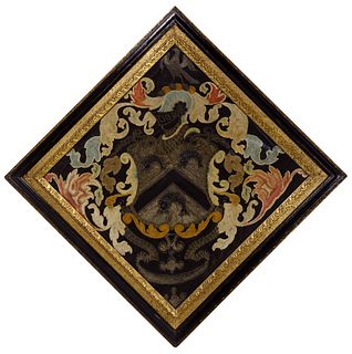 Embroidered Funerary Hatchment